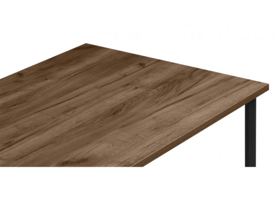 Деревянный стол Лиман 140 х 80 дуб крафт табачный / черный матовый в Ростове-на-Дону