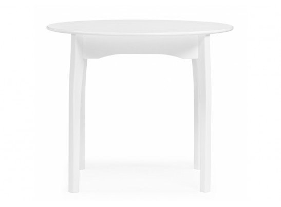 Деревянный стол Распи круглый 90(120)х90х76 белый в Ростове-на-Дону