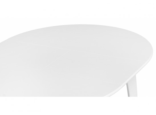 Деревянный стол Распи круглый 90(120)х90х76 белый в Ростове-на-Дону