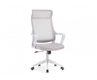 Компьютерное кресло Rino light gray / white