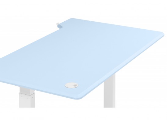 Компьютерный стол Маркос 140х80 голубой / белый в Ростове-на-Дону