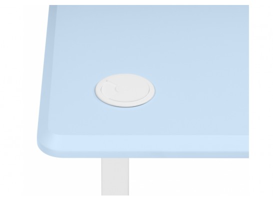 Компьютерный стол Маркос 140х80 голубой / белый в Ростове-на-Дону