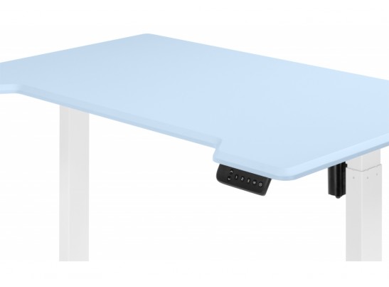 Компьютерный стол Маркос 140х80 голубой / белый в Ростове-на-Дону