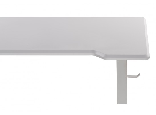 Компьютерный стол Маркос с механизмом подъема 120х75х75 белый / белая шагрень в Ростове-на-Дону