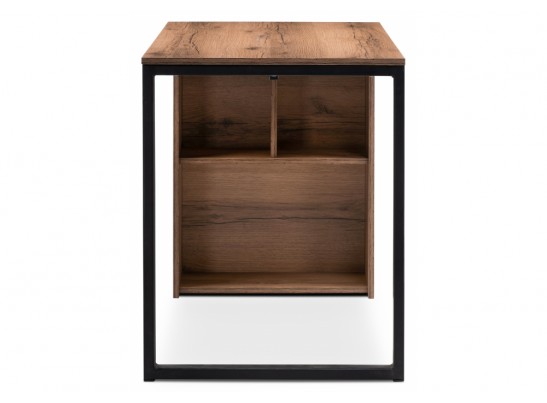 Письменный стол Битти Лофт 116х60х75 дуб делано темный / черный матовый в Ростове-на-Дону