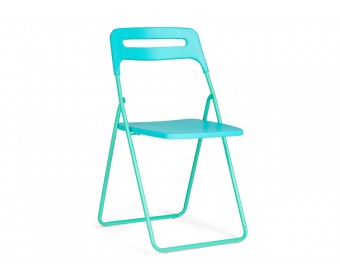 Пластиковый стул Fold складной blue