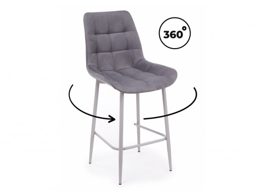 Полубарный стул Челси 360 темно-серый (zd 995) / серый в Ростове-на-Дону
