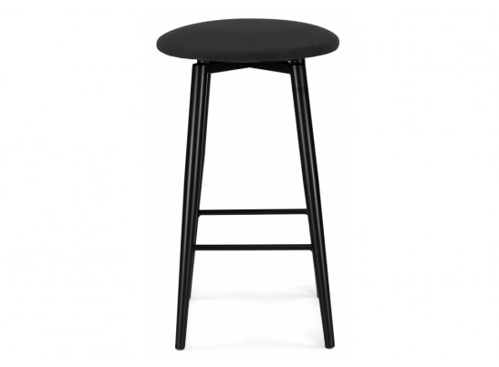 Полубарный стул Гангток крутящийся черный / черный матовый в Ростове-на-Дону