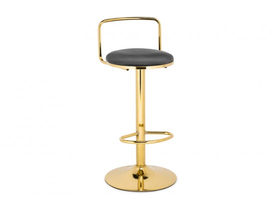 Полубарный стул Lusia dark gray / gold в Ростове-на-Дону
