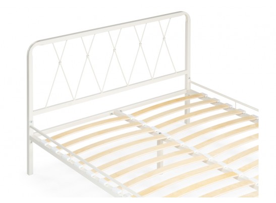 Полутораспальная кровать Иоханна 18 140х200 белая в Ростове-на-Дону