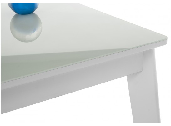 Стеклянный стол Арья 120 белый / шагрень белая в Ростове-на-Дону