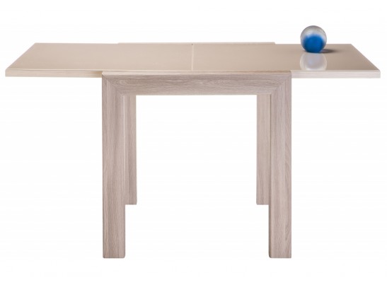 Стеклянный стол Джендри ясень шимо светлый / капучино в Ростове-на-Дону