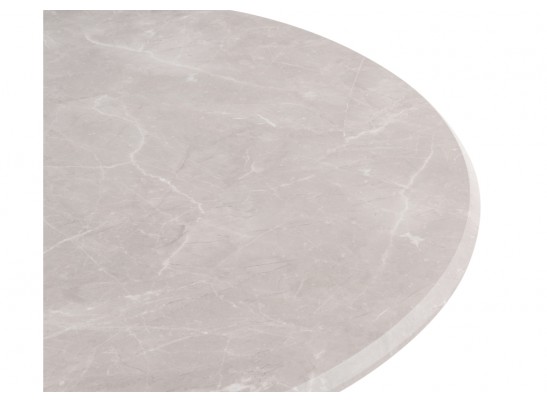 Деревянный стол Абилин 100х76 мрамор светло-серый / белый матовый в Ростове-на-Дону