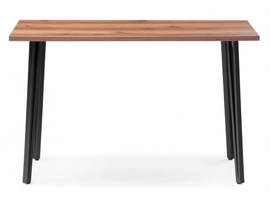 Стол Денвер Лофт 120х60х75 25 мм дуб делано темный / черный матовый в Ростове-на-Дону