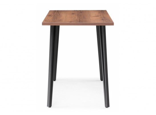 Стол Денвер Лофт 120х60х75 25 мм дуб делано темный / черный матовый в Ростове-на-Дону