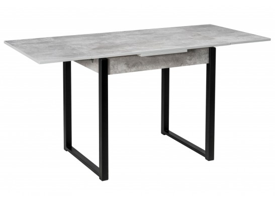 Стол Форли бетон / черный матовый в Ростове-на-Дону