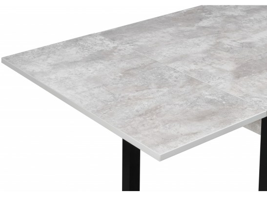 Стол Форли бетон / черный матовый в Ростове-на-Дону