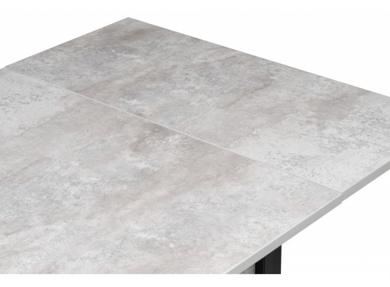 Стол Форли бетон / черный матовый в Ростове-на-Дону