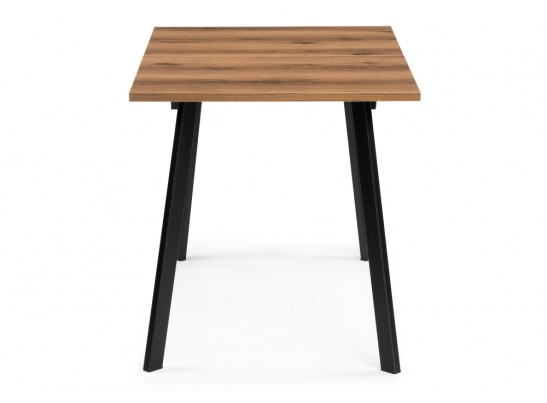 Стол раскладной Колон Лофт 120(160)х75х75 25 мм дуб делано темный / матовый черный в Ростове-на-Дону