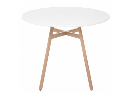 Стол Skandi 90х73 белый в Ростове-на-Дону