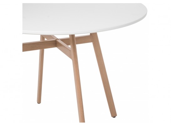 Стол Skandi 90х73 белый в Ростове-на-Дону