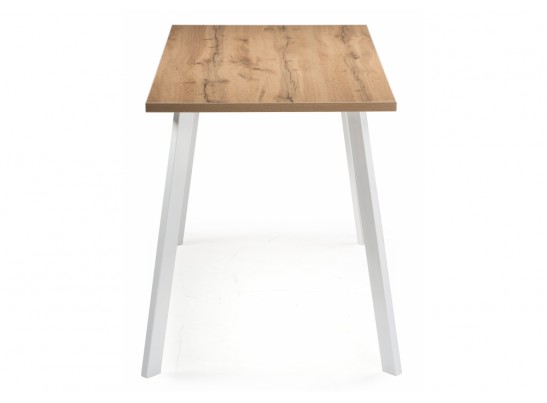 Стол Тринити Лофт 120х60х75 25 мм дуб вотан / матовый белый в Ростове-на-Дону