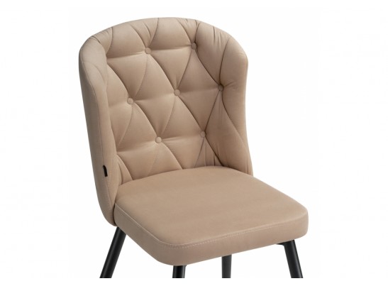 Стул на металлокаркасе Алиссум velutto 05 / черный в Ростове-на-Дону