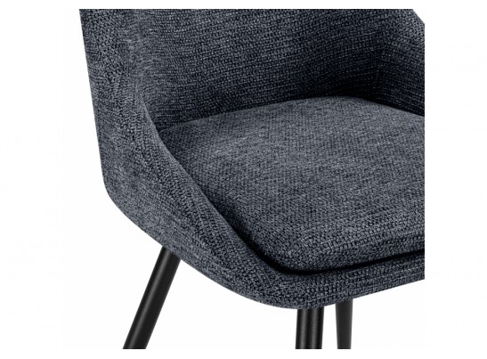 Стул на металлокаркасе Avian вращающийся темно-серый / черный в Ростове-на-Дону