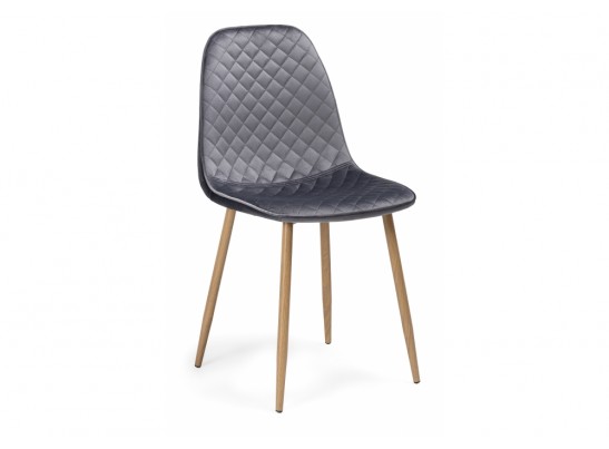 Стул на металлокаркасе Capri dark gray / wood в Ростове-на-Дону