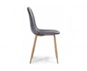Стул на металлокаркасе Capri dark gray / wood в Ростове-на-Дону