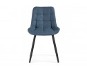 Стул на металлокаркасе Челси синий graf 9 / черный в Ростове-на-Дону