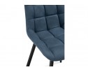 Стул на металлокаркасе Челси синий graf 9 / черный в Ростове-на-Дону