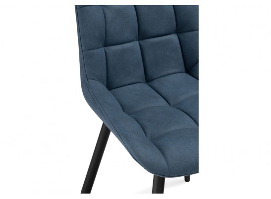 Стул на металлокаркасе Челси синий graf 9 / черный в Ростове-на-Дону