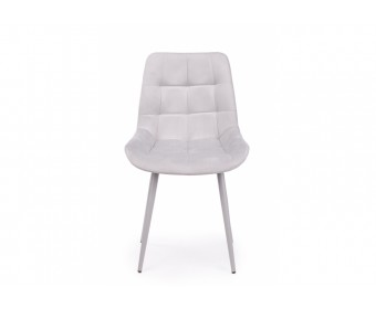 Стул на металлокаркасе Челси К светло-серый (zd 960) / серый