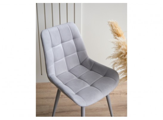 Стул на металлокаркасе Челси К светло-серый (zd 960) / серый в Ростове-на-Дону