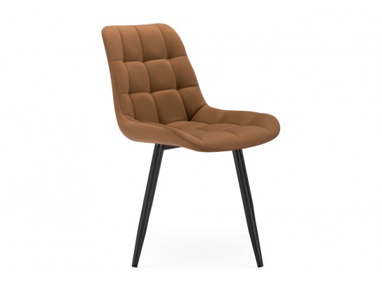 Стул на металлокаркасе Челси крутящийся кирпичный / черный в Ростове-на-Дону