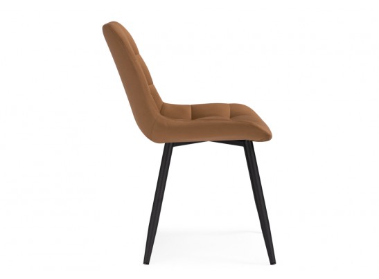 Стул на металлокаркасе Челси крутящийся кирпичный / черный в Ростове-на-Дону