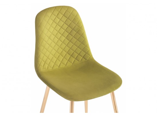 Стул на металлокаркасе Dabl khaki / gold в Ростове-на-Дону