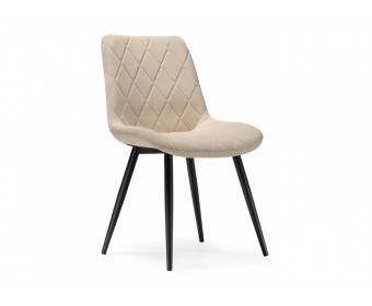 Стул на металлокаркасе Fox beige / black
