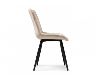 Стул на металлокаркасе Fox beige / black