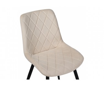 Стул на металлокаркасе Fox beige / black