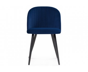 Стул на металлокаркасе Gabi 1 dark blue / black