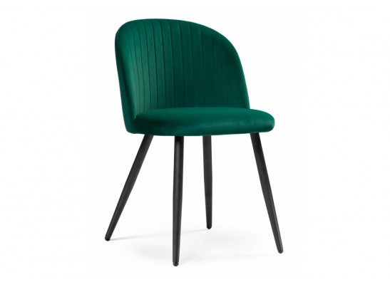 Стул на металлокаркасе Gabi 1 dark green / black в Ростове-на-Дону