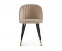 Стул на металлокаркасе Gabi dark beige / black / gold в Ростове-на-Дону
