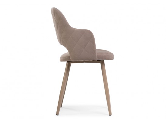 Стул на металлокаркасе Гутрид ромбы сзади капучино в Ростове-на-Дону