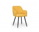 Стул на металлокаркасе Инфини 360 горчичный (ocean 016) / черный в Ростове-на-Дону