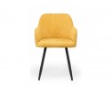 Стул на металлокаркасе Инфини 360 горчичный (ocean 016) / черный в Ростове-на-Дону