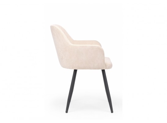 Стул на металлокаркасе Инфини латте (ocean 003) / черный в Ростове-на-Дону