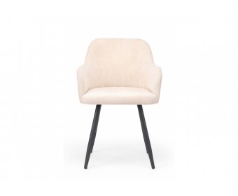 Стул на металлокаркасе Инфини латте (ocean 003) /  черный