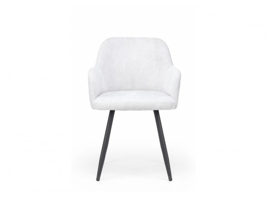 Стул на металлокаркасе Инфини светло-серый (ocean 021) / черный в Ростове-на-Дону